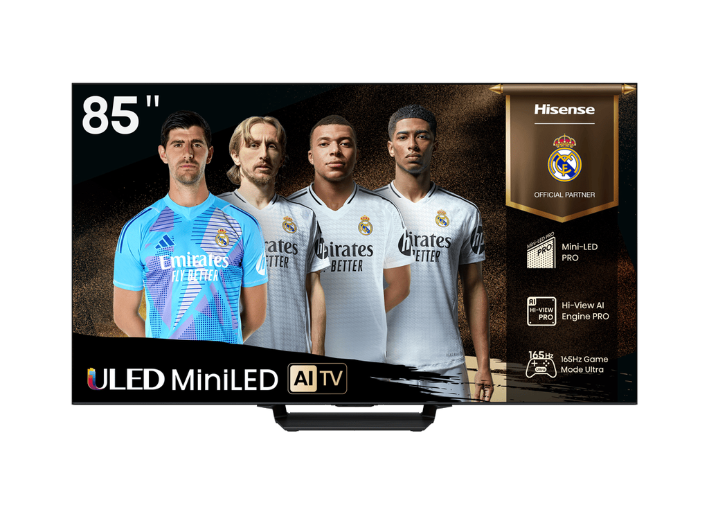 TELEVISOR 85" MINILED UHD 4K QUANTUM DOT 165Hz 85U7Q PRO SMART TV HISENSE