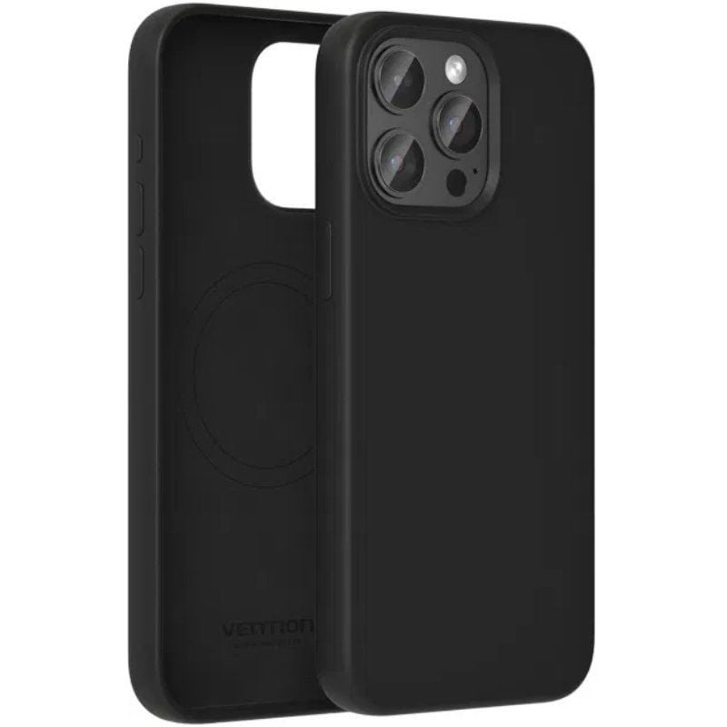 FUNDA SILICONA MAGSAFE IPHONE 14 PRO NEGRO VENTION