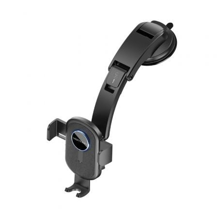 SOPORTE COCHE CON SUJECION AUTOMATICA CON VENTOSA SMARTPHONE NEGRO VENTION