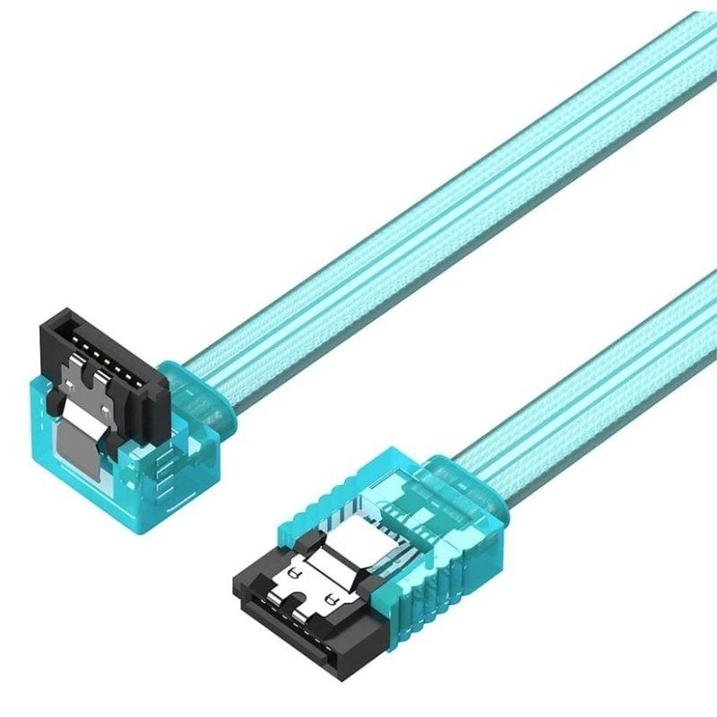 CABLE DE DATOS SATA H/H 0.5 M AZUL VENTION