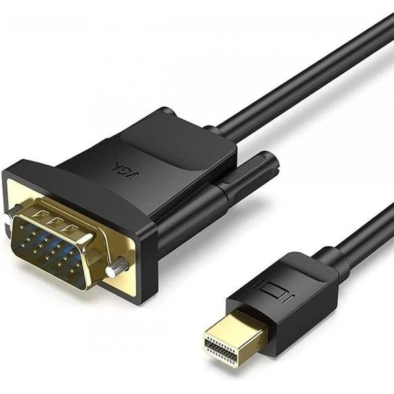 CONVERSOR MINI DISPLAYPORT/M A VGA/H 1 M NEGRO VENTION
