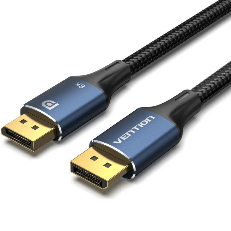 CABLE DISPLAYPORT 1.4 8K DP/M-DP/M TRENZADO 1.5 M AZUL VENTION
