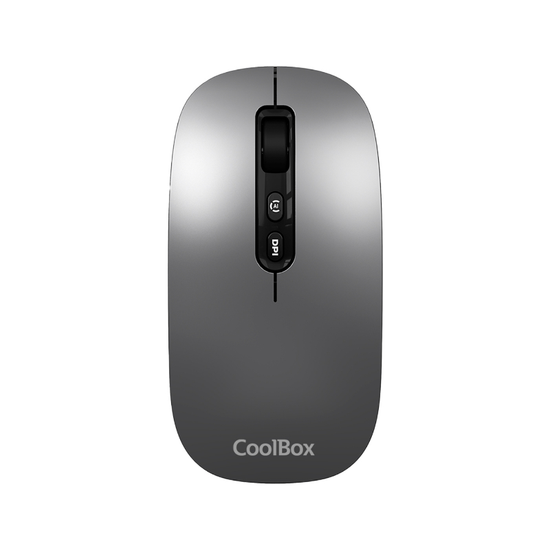 RATON OPTICO WIRELESS W02 IA GRIS COOLBOX
