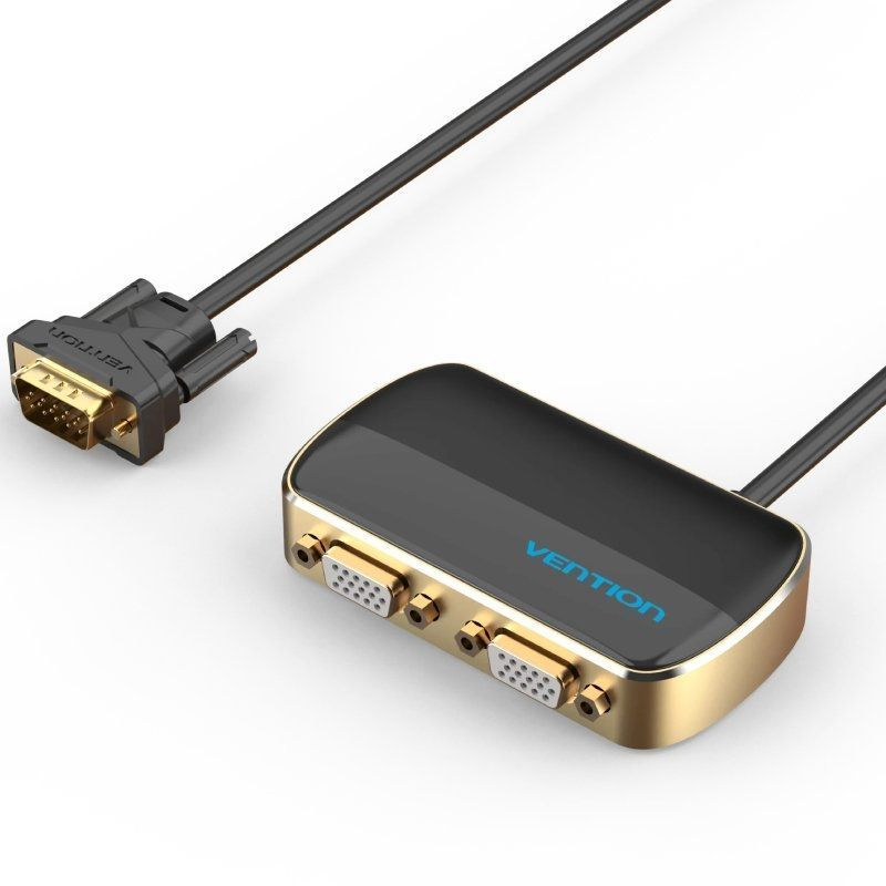 DIVISOR VGA CON ALIMENTACION EXTERNA VGA/M A 2xVGA/H 1 M NEGRO VENTION