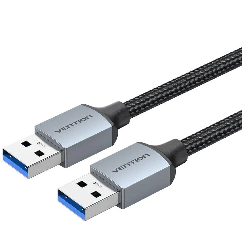 CABLE USB-A 3.0 A USB-A M-M 2 M NEGRO VENTION