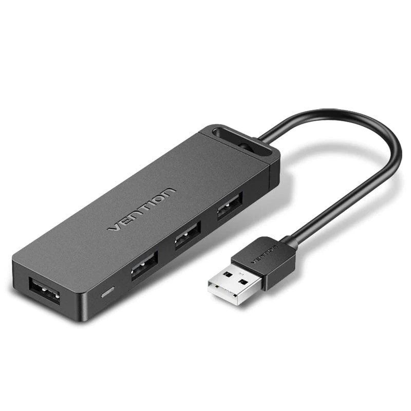 HUB 4 PUERTOS USB 2.0 4xUSB 0.5 M GRIS VENTION