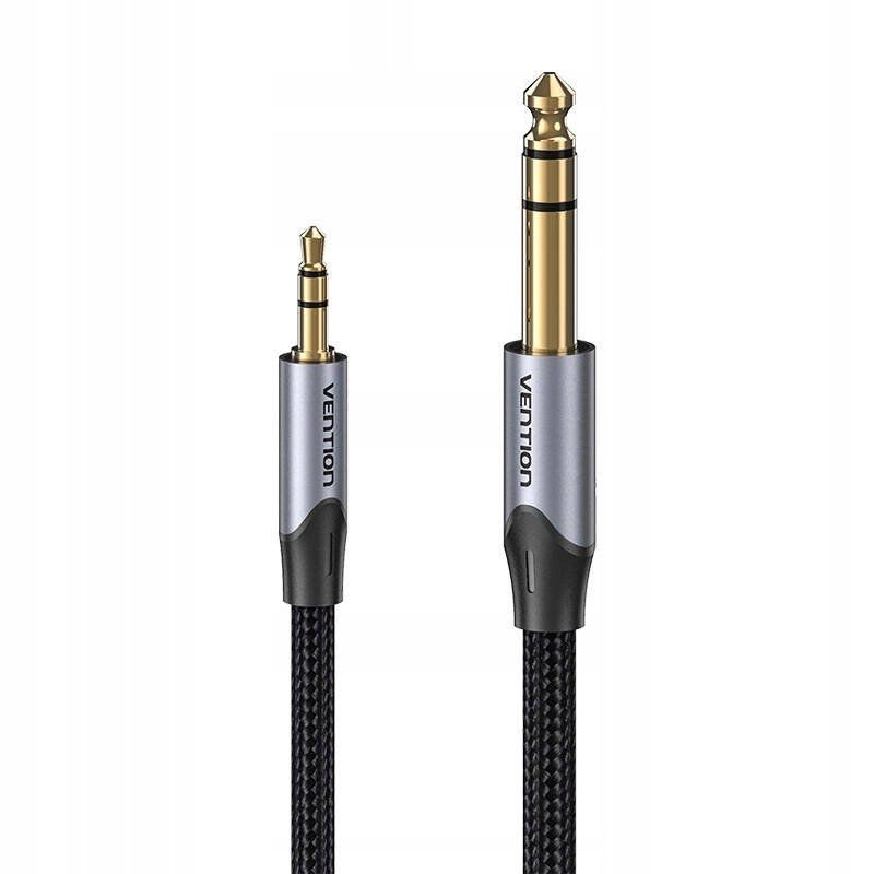 CABLE AUDIO ESTEREO JACK 3.5/M JACK 6.3/M 3 M GRIS VENTION