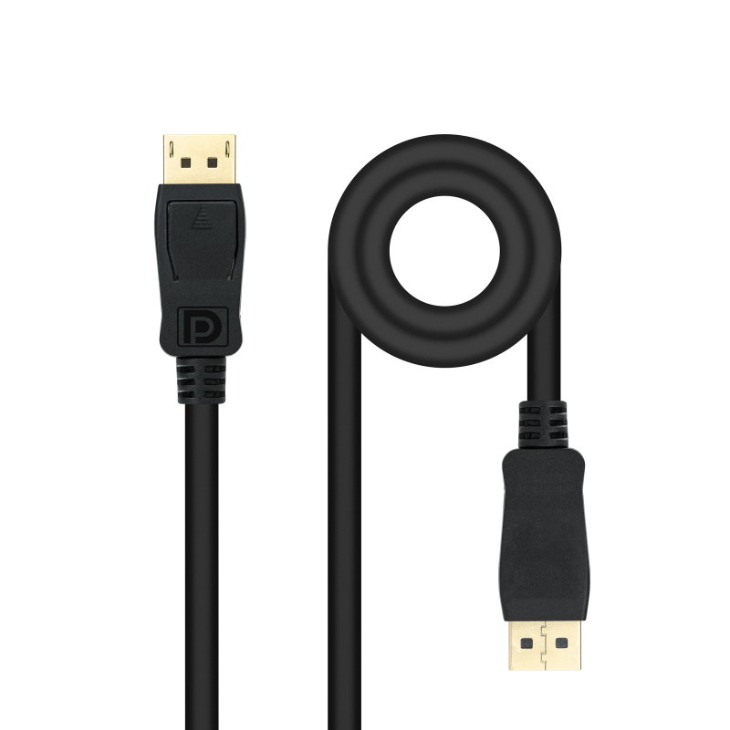 CABLE DISPLAYPORT 1.4 DP/M-DP/M NEGRO 2 M NANOCABLE