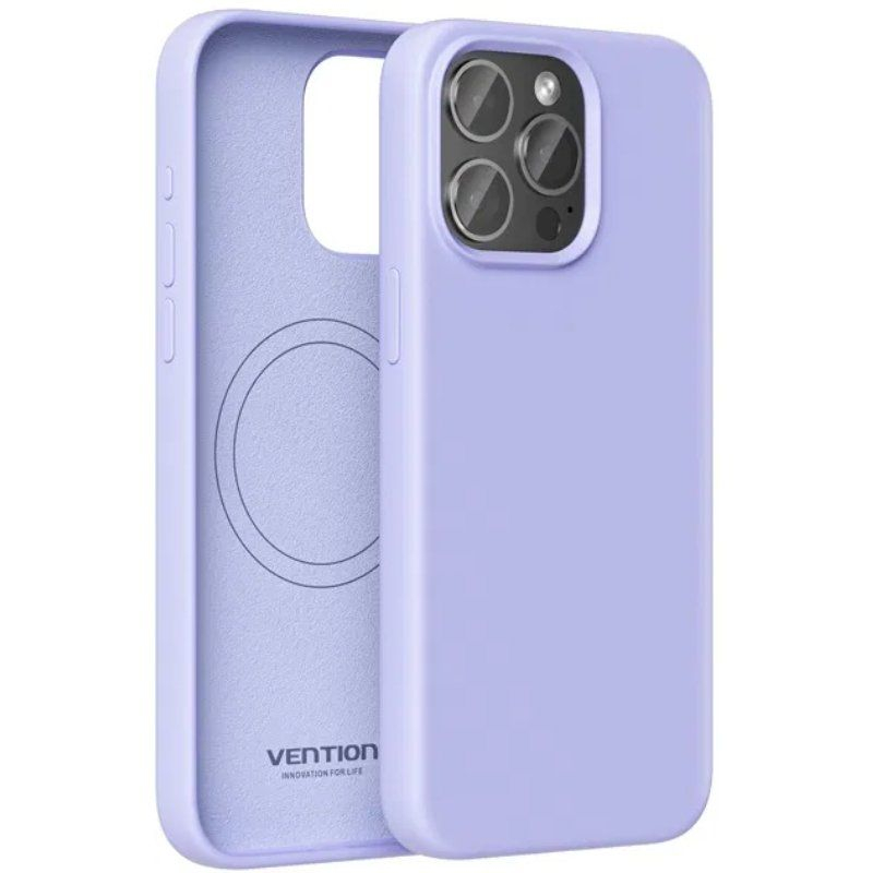 FUNDA SILICONA MAGSAFE IPHONE 14 PLUS MORADO VENTION