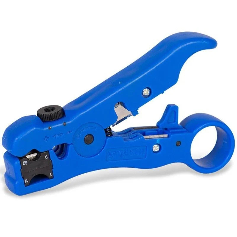 PELACABLES COAXIAL AZUL VENTION