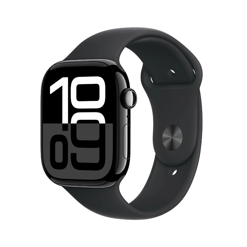APPLE WATCH SERIES 10 CAJA ALUMINIO GPS 46mm CORREA DEPORTIVA BLACK S/M
