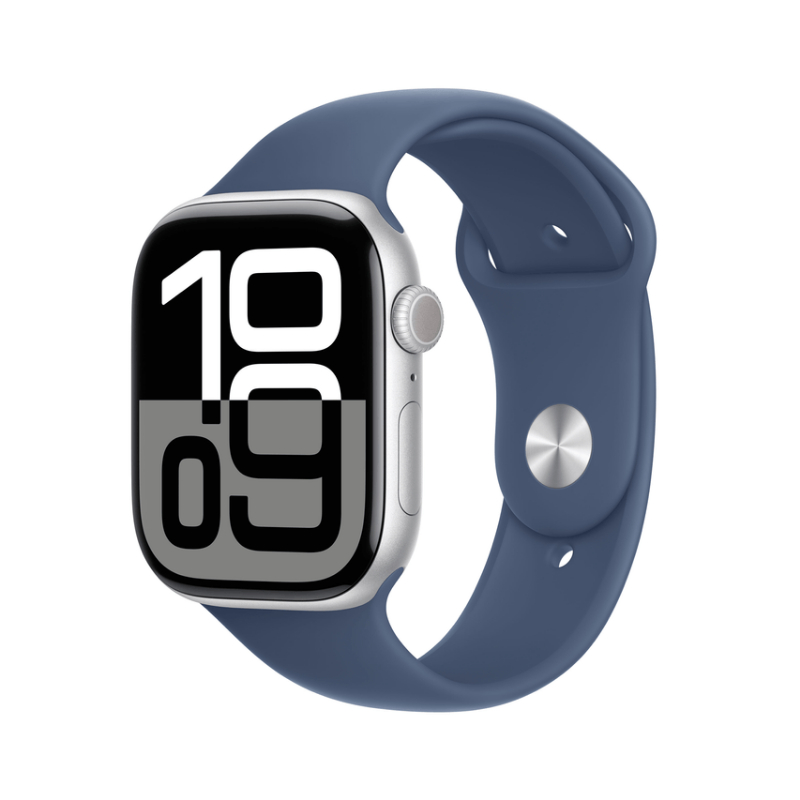 APPLE WATCH SERIES 10 CAJA ALUMINIO GPS 42mm CORREA DEPORTIVA DENIM M/L