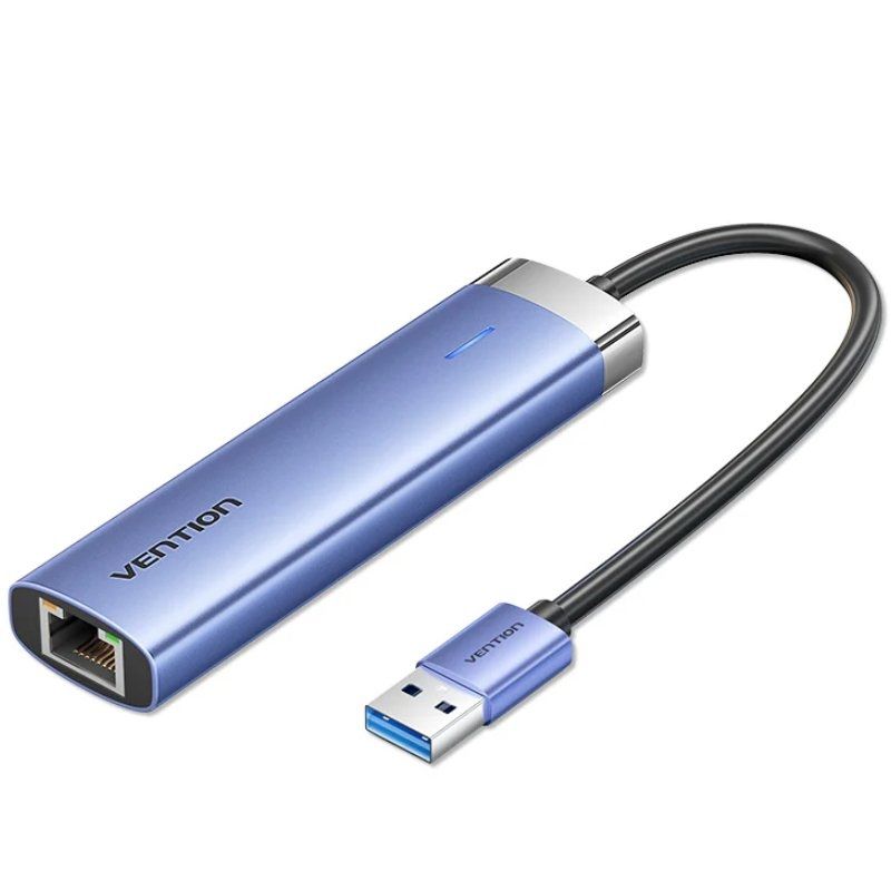 DOCKING STATION 5 PUERTOS USB-C 3xUSB-A/1xRJ45/1xUSB-C PD AZUL VENTION