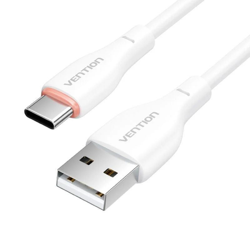 CABLE USB-A A USB-C 1 M BLANCO VENTION