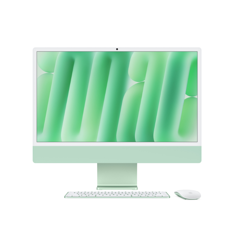 iMAC APPLE 24" RETINA 4.5K M4 8CORE+GPU 8CORE 16GB 256GB GREEN