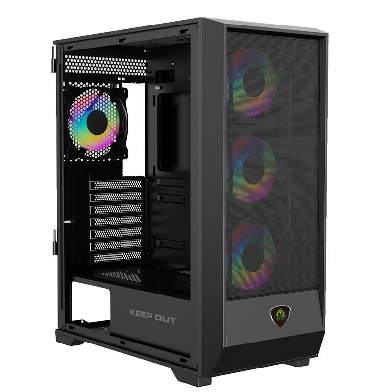 CAJA SEMITORRE ATX XC-501 MESH ARGB KEEPOUT