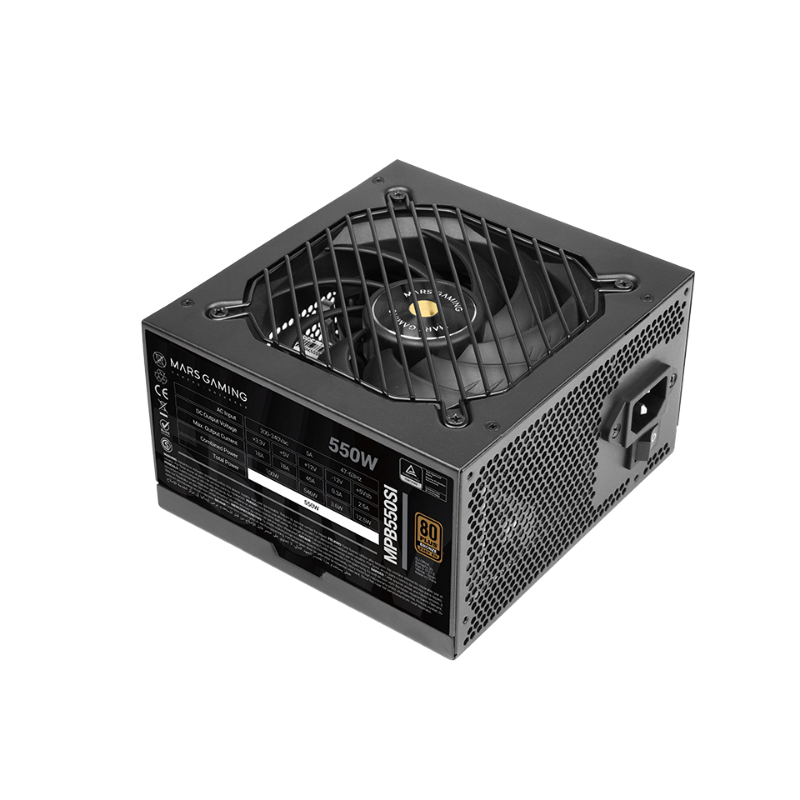 FUENTE ALIM. 550W SI 80+ MARS GAMING