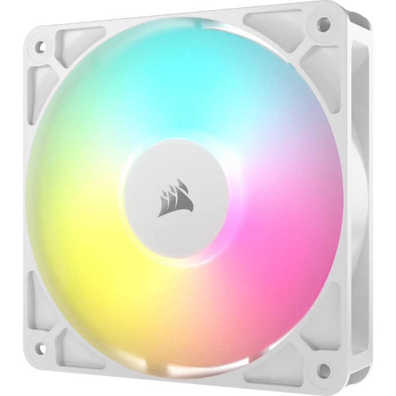 VENTILADOR AUXILIAR RS120 A-RGB 120MM WHITE SINGLE PACK CORSAIR
