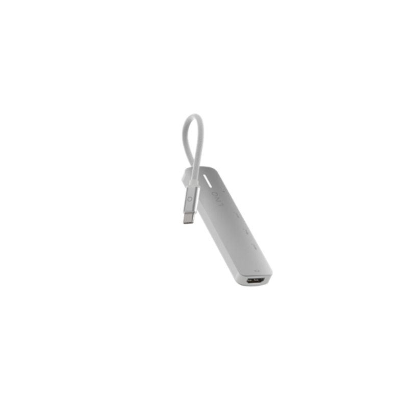 HUB 5 PUERTOS PRO USB-C 140W GRIS LINQ