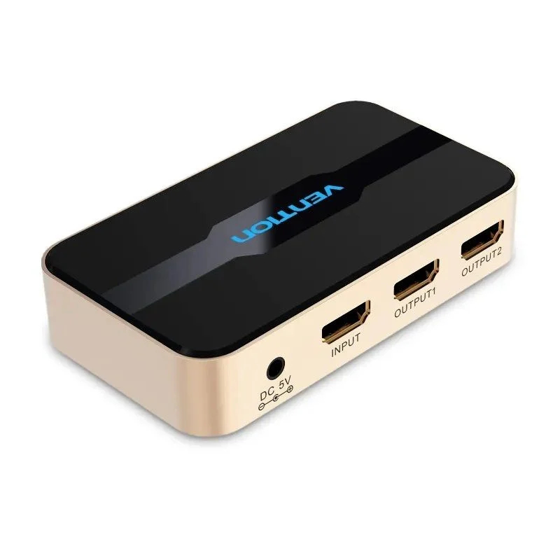 DUPLICADOR 2xHDMI/H-HDMI/M NEGRO VENTION