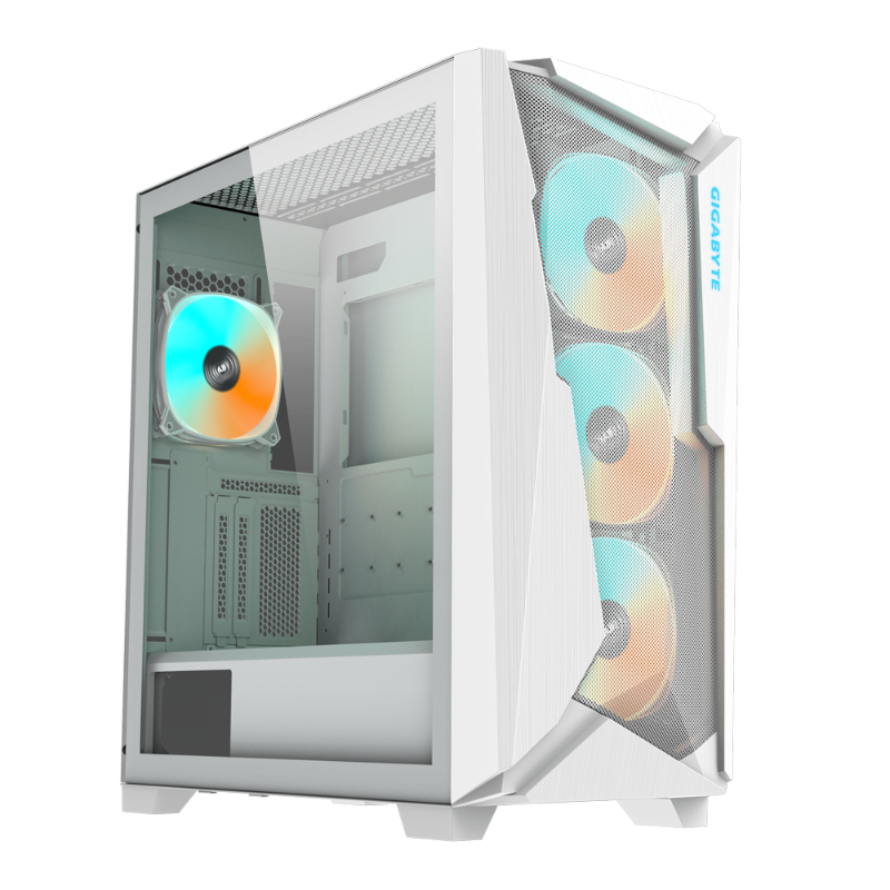 GIGABYTE AORUS CAJA SEMITORRE C301 GLASS WHITE V2