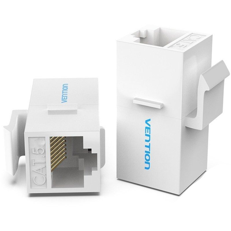 CONECTOR RJ45 CAT5 UTP H/H BLANCO VENTION