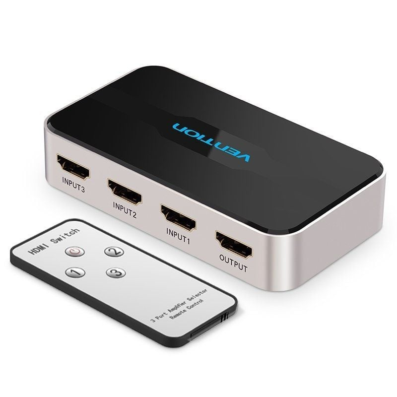 DUPLICADOR 4xHDMI/H-HDMI/M NEGRO VENTION