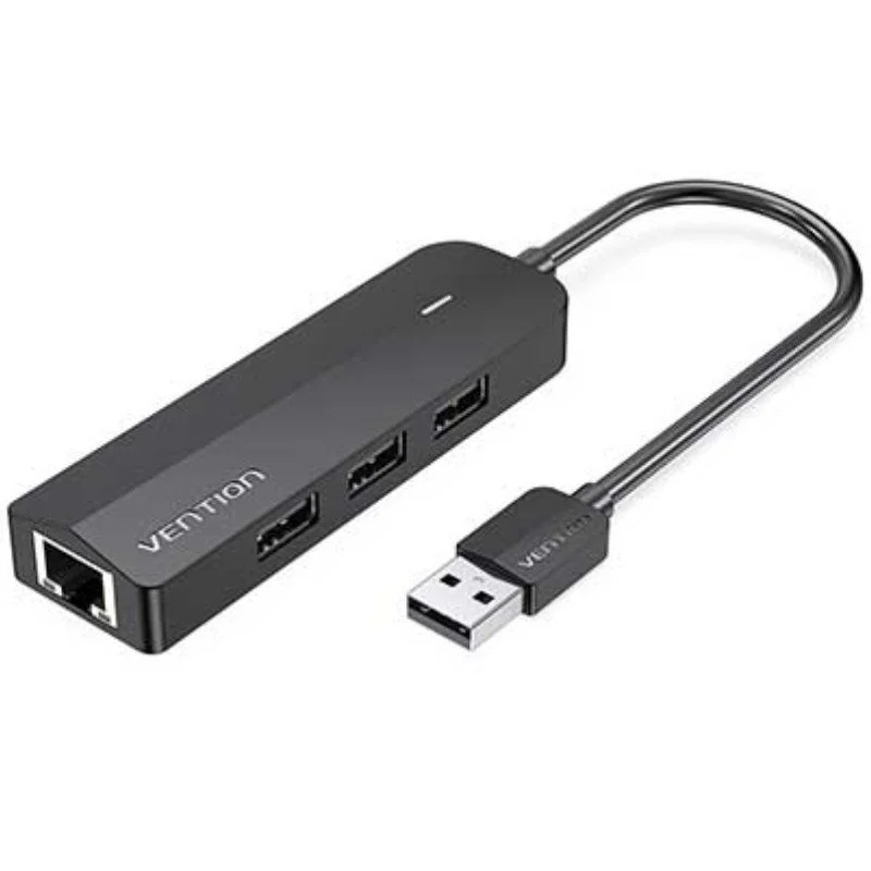 DOCKING STATION 5 PUERTOS USB-A 3xUSB 2.0/1xRJ45/MICRO-B NEGRO VENTION