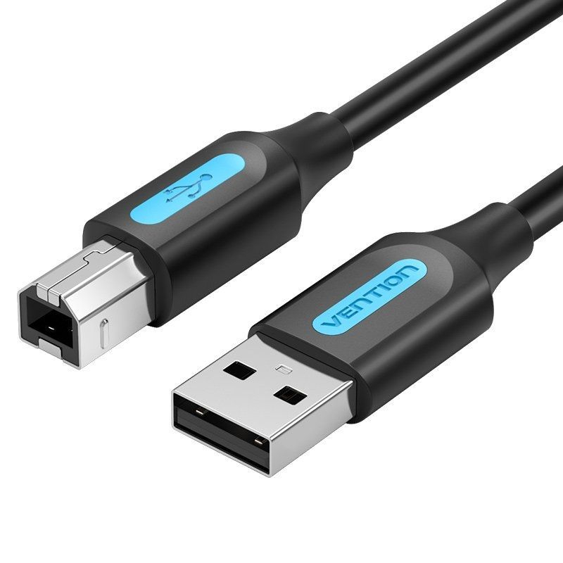 CABLE USB 2.0 IMPRESORA TIPO USB A/M-B/M 1 M NEGRO VENTION