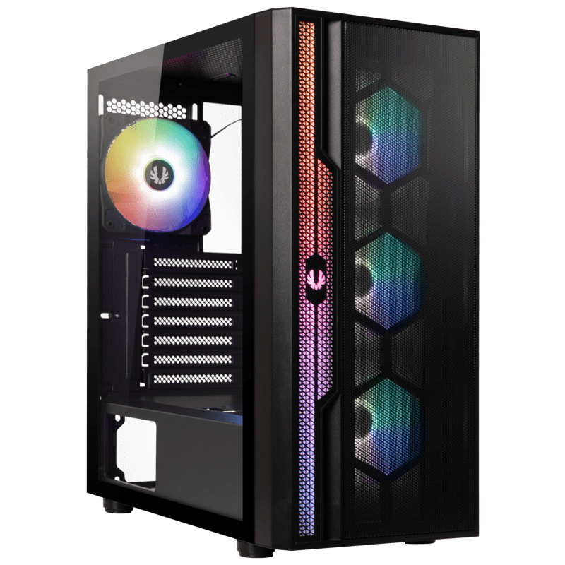 CAJA SEMITORRE ATX APOLLO A-RGB BLACK BITFENIX