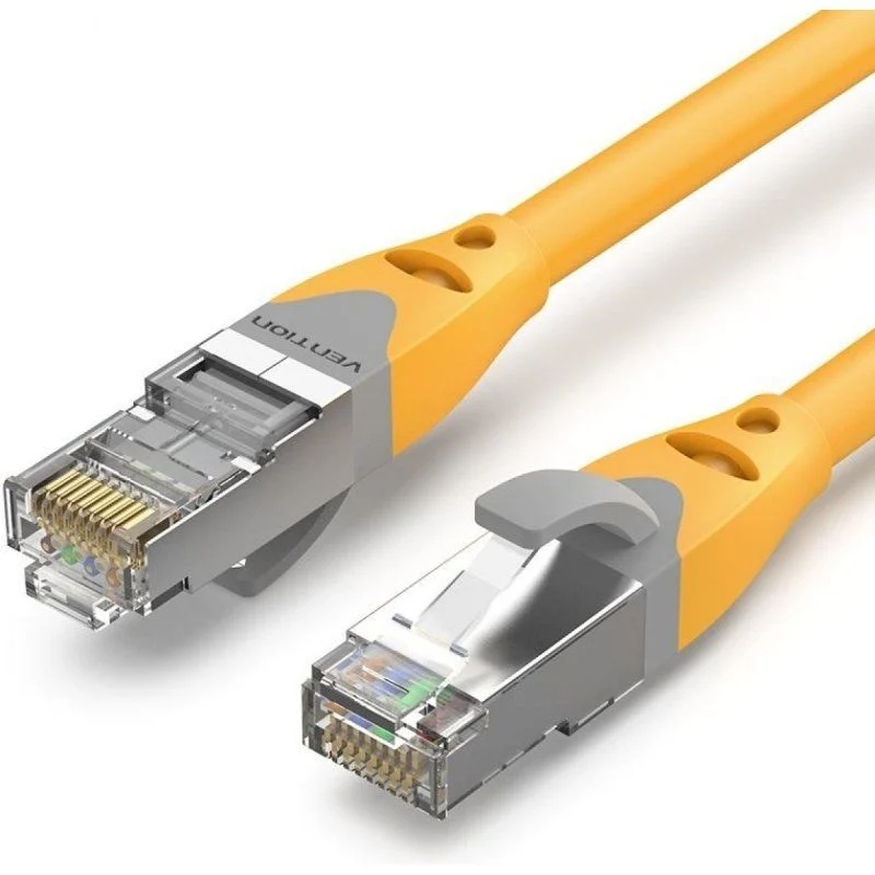 CABLE DE RED LATIGUILLO RJ45 CAT.6A SFTP AWG27 5 M AMARILLO VENTION