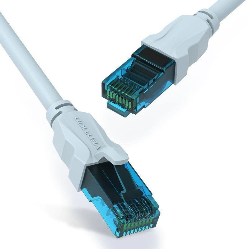 CABLE DE RED LATIGUILLO RJ45 CAT.5E UTP AWG26 10 M AZUL VENTION