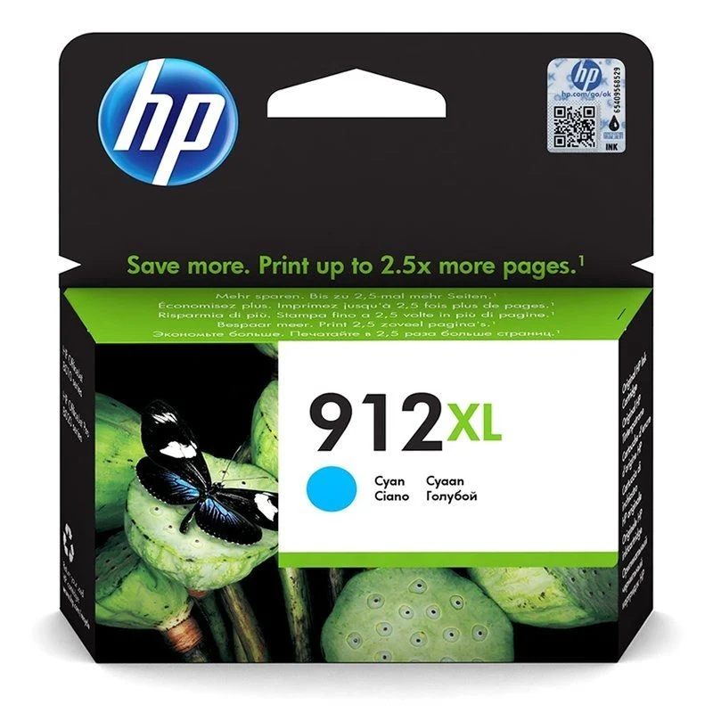 CARTUCHO TINTA CYAN HP 912 XL (3YL81AE)
