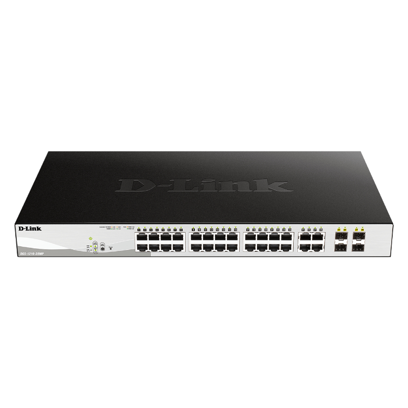 D-LINK SWITCH 28 PUERTOS 10/100/1Gbit w/4 Combo 1000BaseT/SFP PoE