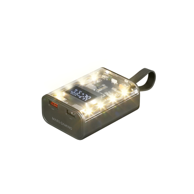 POWER BANK MPK-10K 10000mAh 22.5W NEGRO MARS GAMING