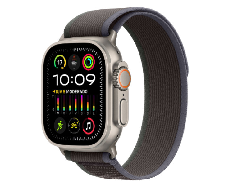 APPLE WATCH ULTRA 2 CAJA TITANIO GPS+CELL 49mm CORREA LOOP BLUE/BLACK TRAIL M/L