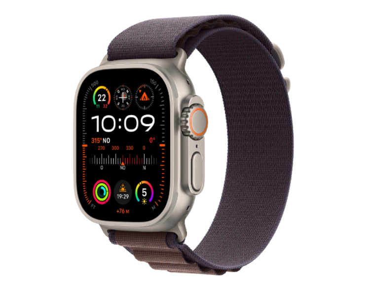 APPLE WATCH ULTRA 2 CAJA TITANIO GPS+CELL 49mm CORREA LOOP INDIGO ALPINE TALLA S