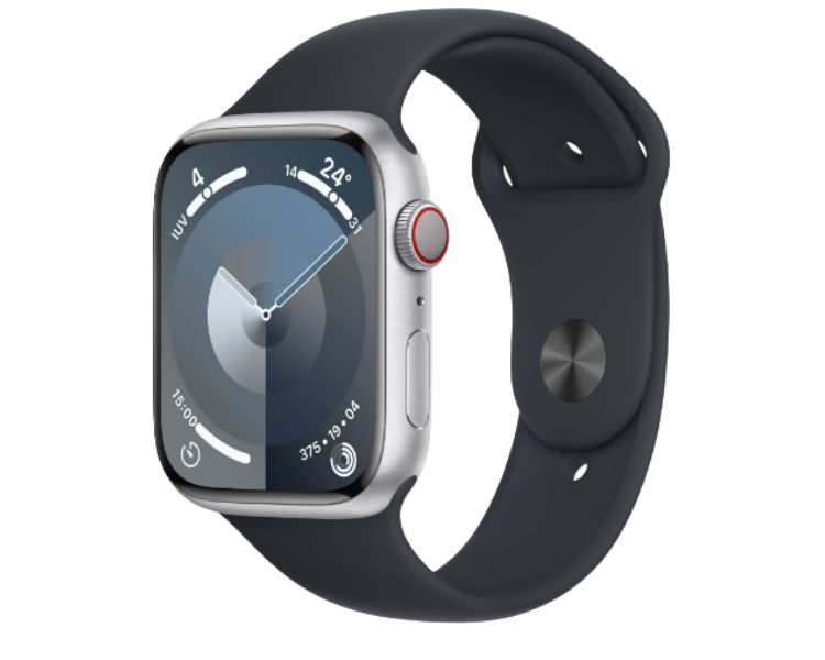APPLE WATCH SERIES 9 CAJA ALUMINIO GPS+CELL 45mm CORREA DEPORTIVA MIDNIGHT S/M