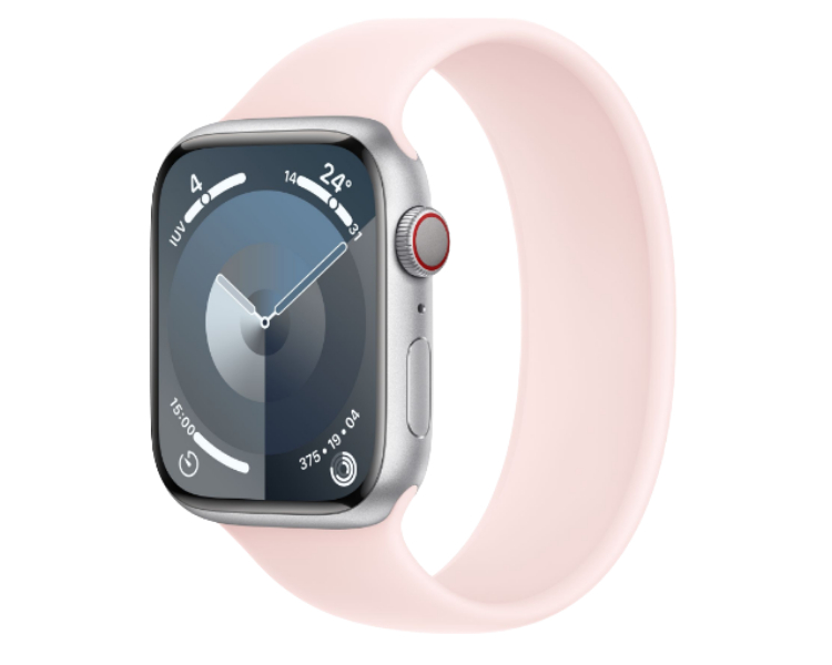 APPLE WATCH SERIES 9 CAJA ALUMINIO GPS+CELL 41mm CORREA DEPORTIVA LOOPLIGHT PINK