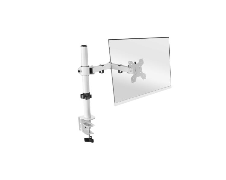SOPORTE MONITOR AJUSTABLE 32" BLANCO MARM1 MARS GAMING