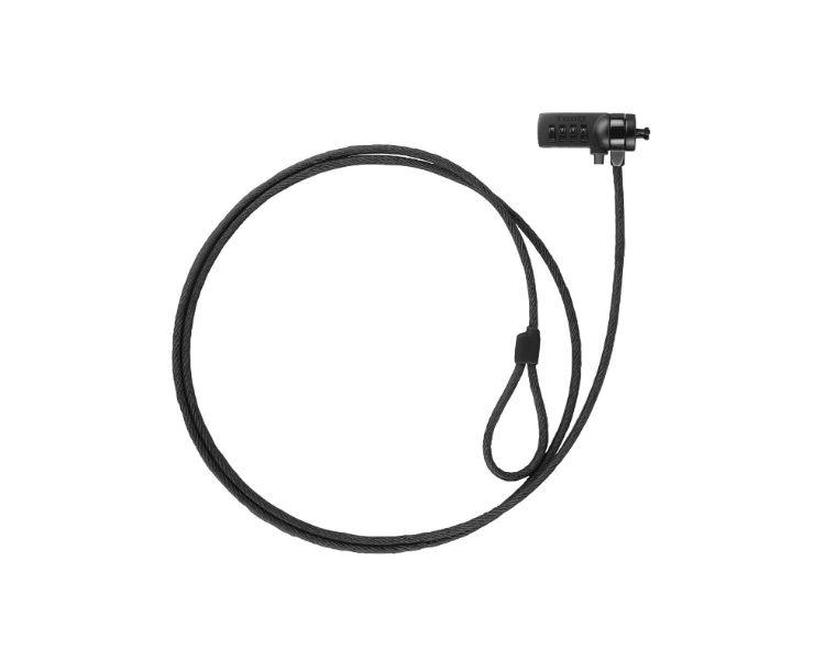 CABLE LOCK DE SEGURIDAD CON COMBINACION PARA PORTATILES 1.5M GRIS TOOQ