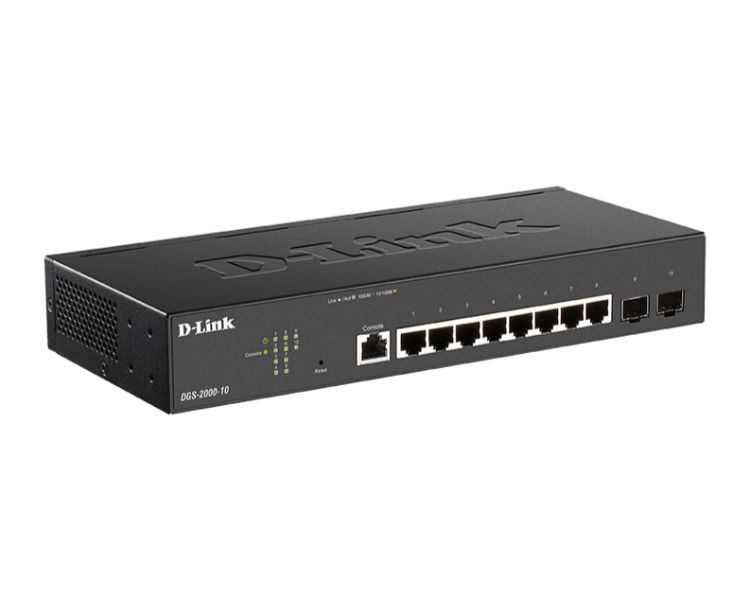 D-LINK SWITCH 8 PUERTOS 10/100/1Gbit w/2 SFP