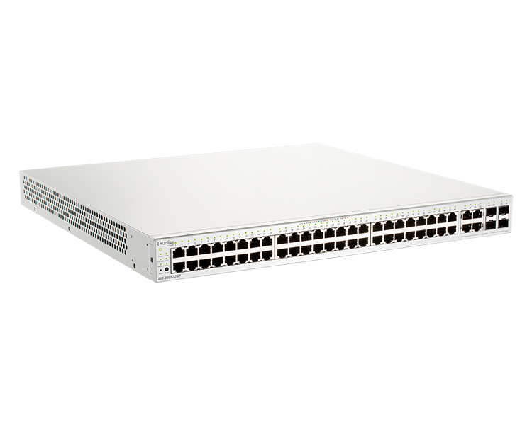 D-LINK SWITCH SMART NUCLIAS CLOUD 52 PUERTOS 10/100/1Gbit w/4 Gbit. SFP