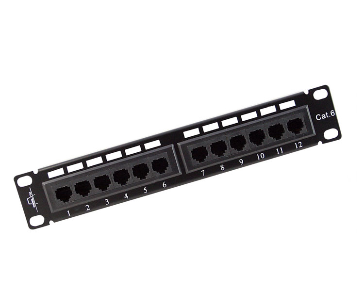 PATCH PANEL 12 PORT 10" UTP C6