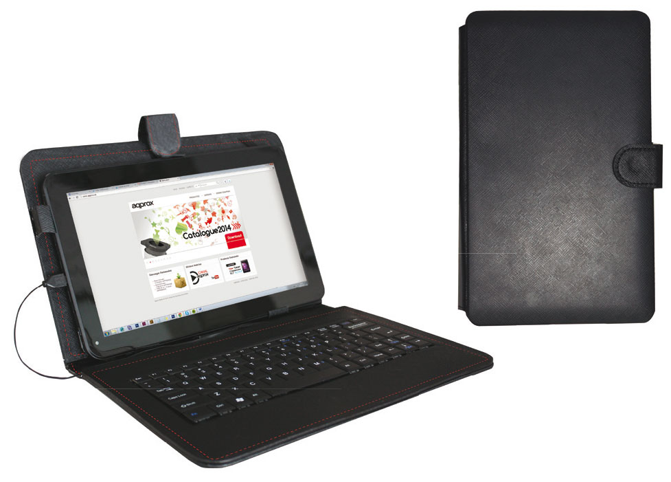 FUNDA + TECLADO TABLET 9" APPROX