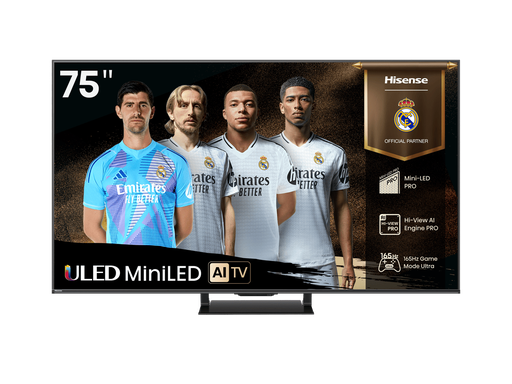 [44710] TELEVISOR 75" MINILED UHD 4K QUANTUM DOT 165Hz 75U7Q PRO SMART TV HISENSE