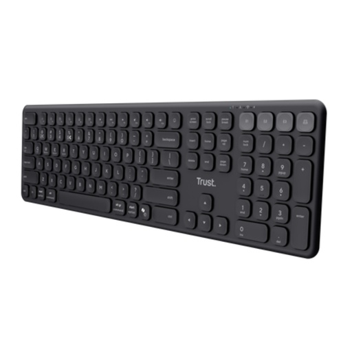 [44091] TECLADO WIRELESS MULTIDISPOSITIVO VAIYA NEGRO TRUST