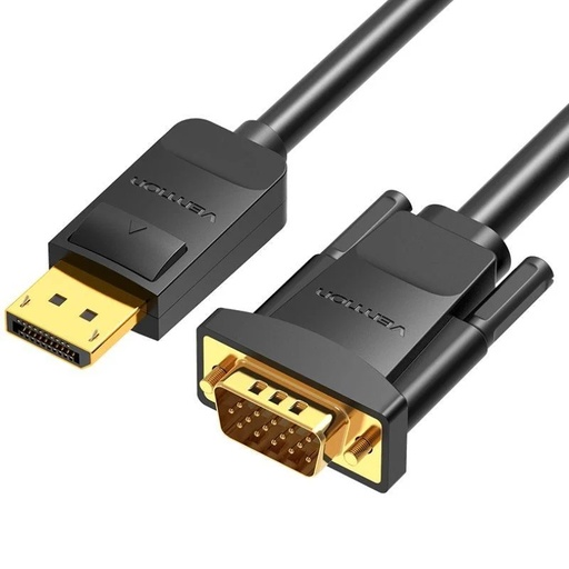 [44046] CONVERSOR DISPLAYPORT/M A VGA/M 5 M NEGRO VENTION