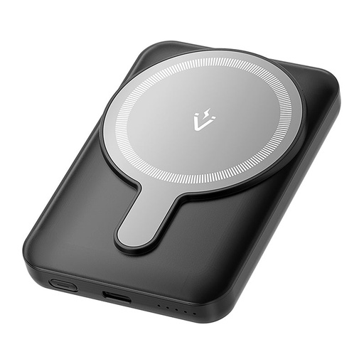 [44018] POWER BANK 5000mAh 20W WIRELESS NEGRO VENTION