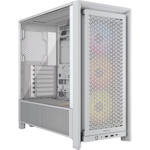 [43755] CAJA SEMITORRE ATX FRAME 4000D RS ARGB WHITE CORSAIR